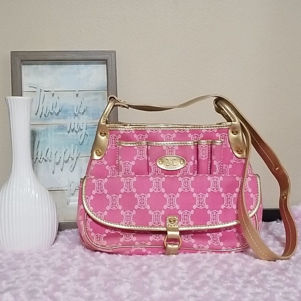 FINAL SALE!!! Celine pink shoulder bag